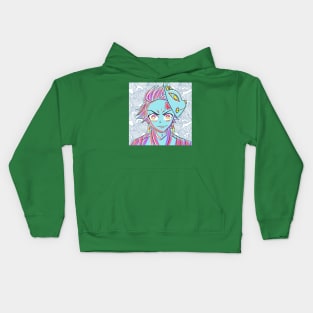 tanjiro the surreal dream in demon slayer Kids Hoodie